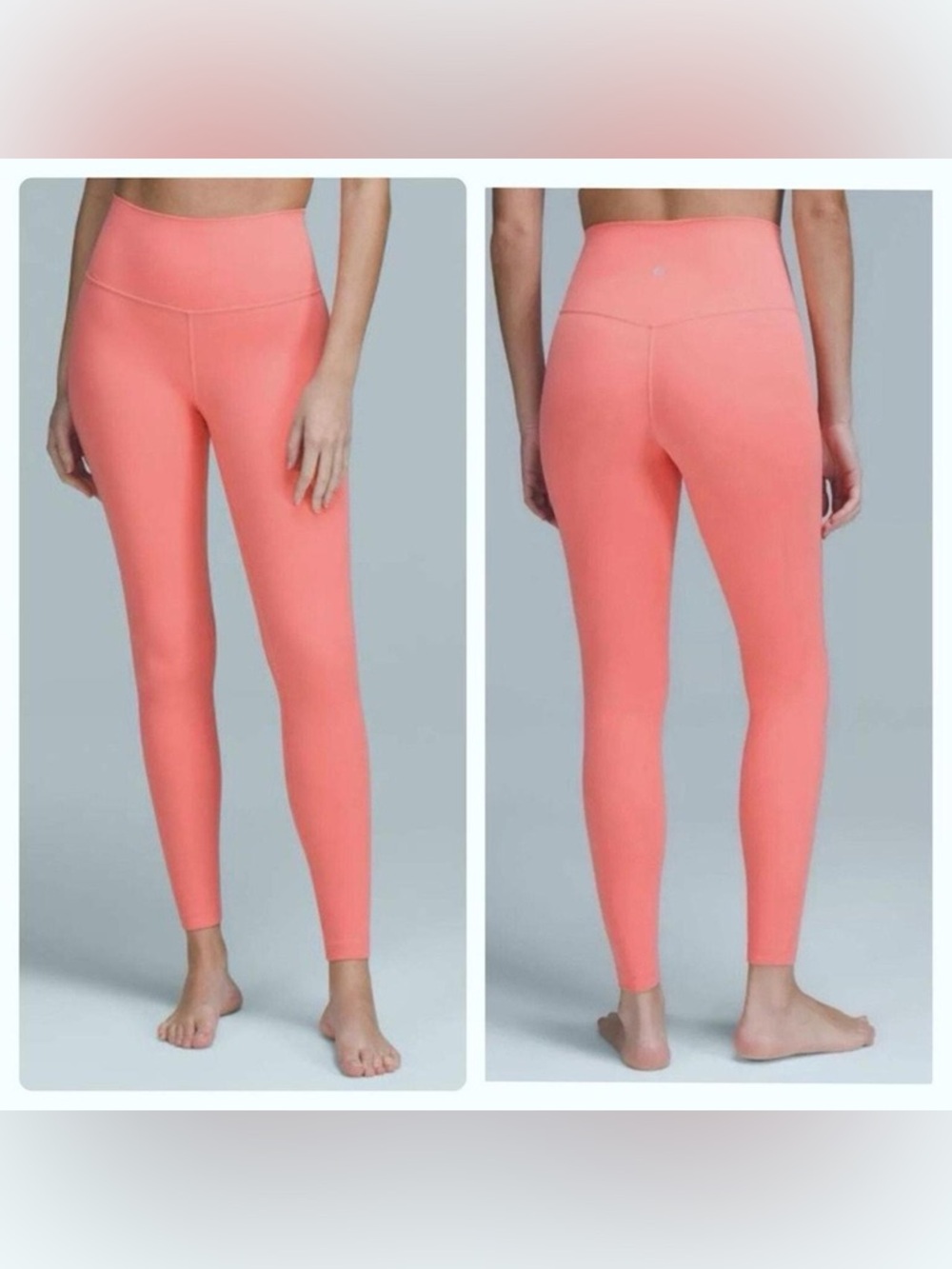 Size 10 Lululemon Align Coral  Leggings